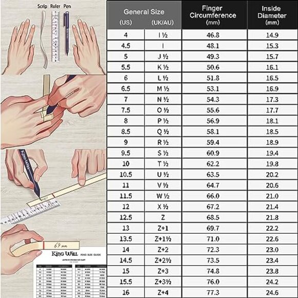 Men's Wooden Wedding Band 8mm Comfort Fit Ring Natural Style - Picture 8 of 8